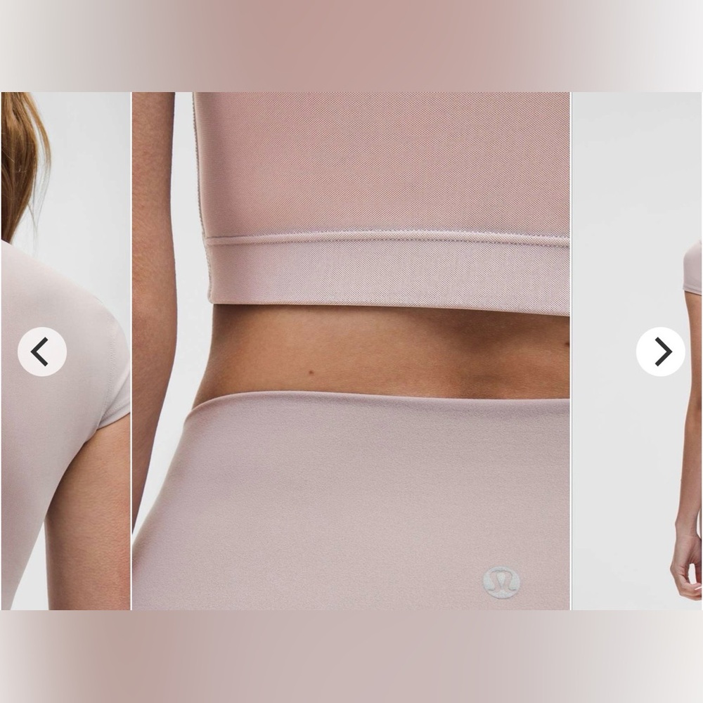 Lululemon SET Align Skort & Nulu Mesh-Back Baby Tee, Sz 2 SET - Picture 5 of 14